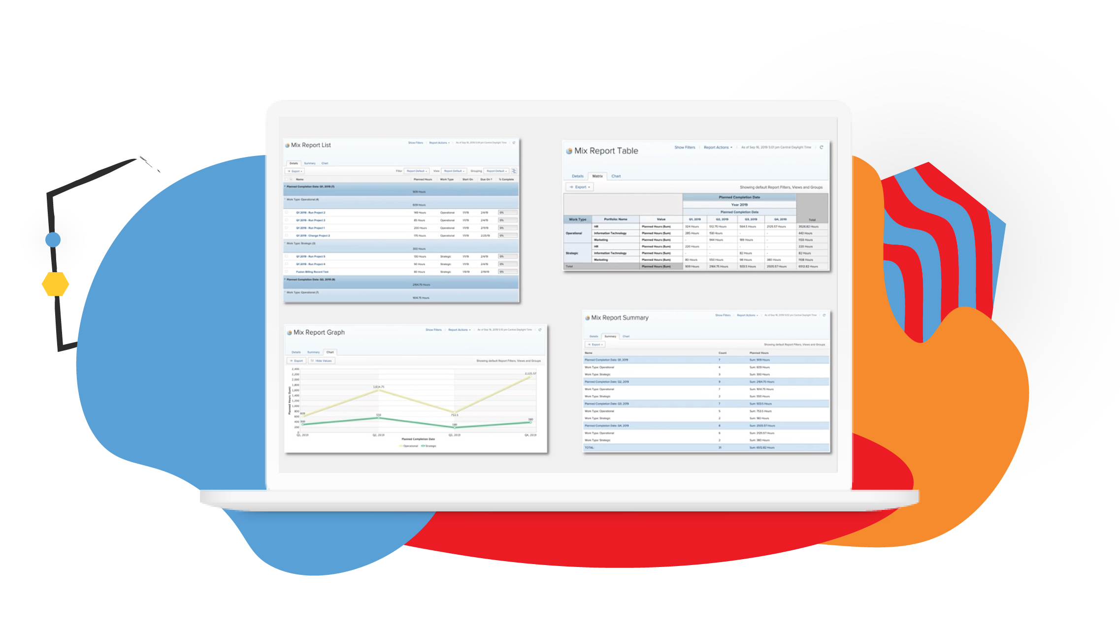 Create custom reports and dashboards