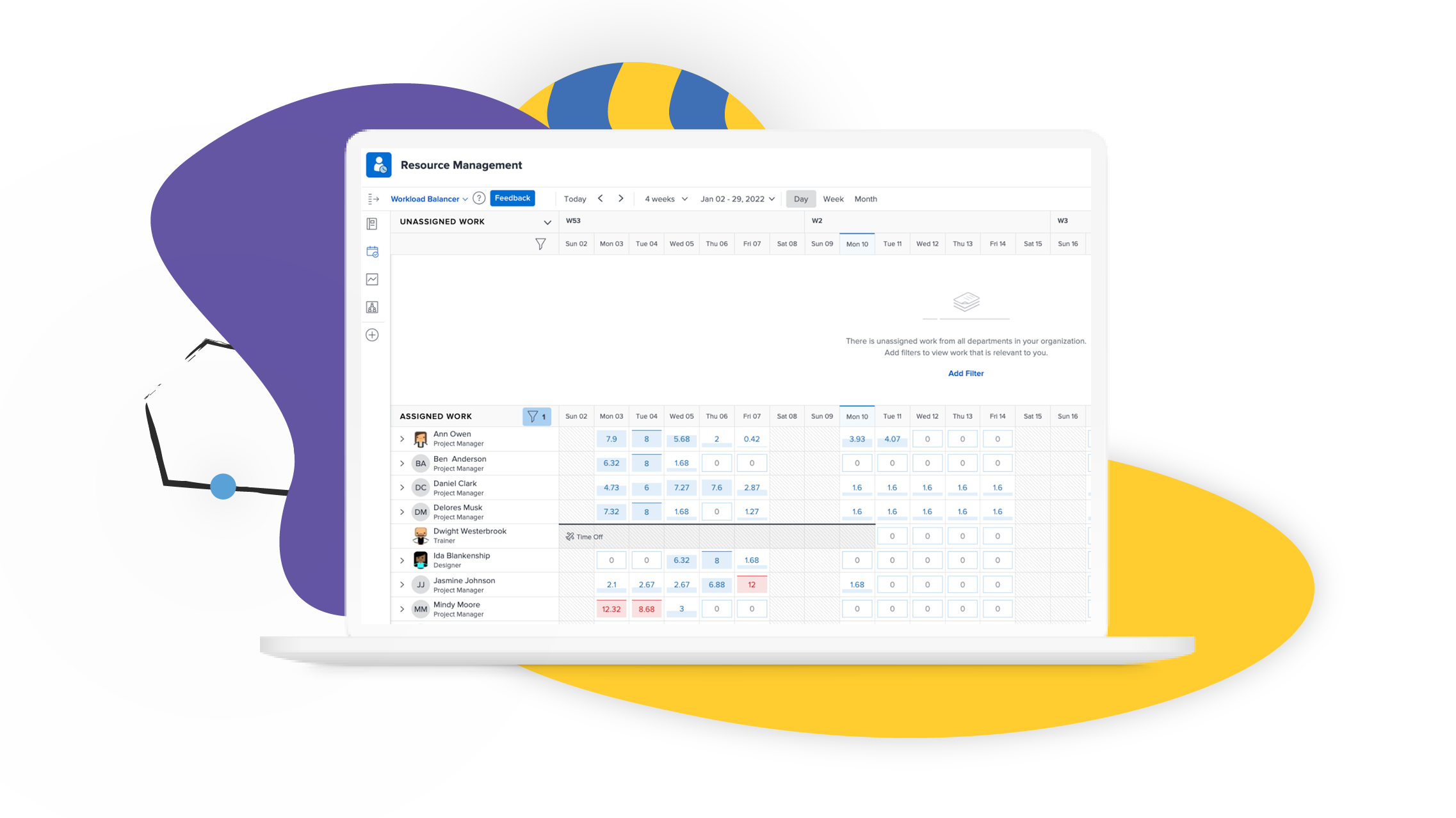 View and manage resources with the Workload Balancer